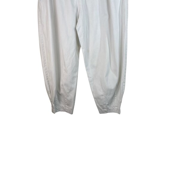 Free People White Barcelona Balloon Pleated Pants 12 - Picture 10 of 16